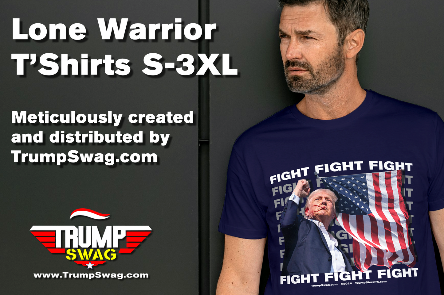 The Lone Warrior Fight Fight Fight T-Shirts
