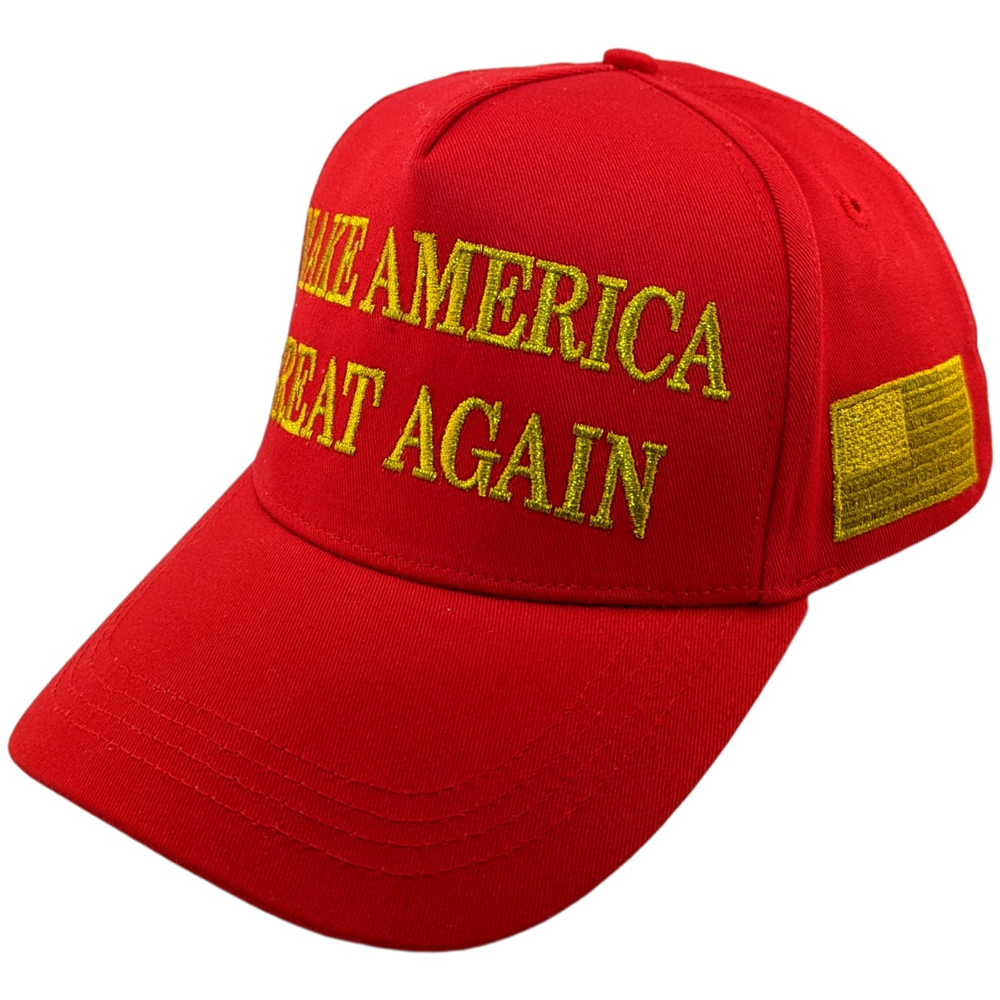 Official Trump Won 45-47 MAGA Hat Red and 24K Gold