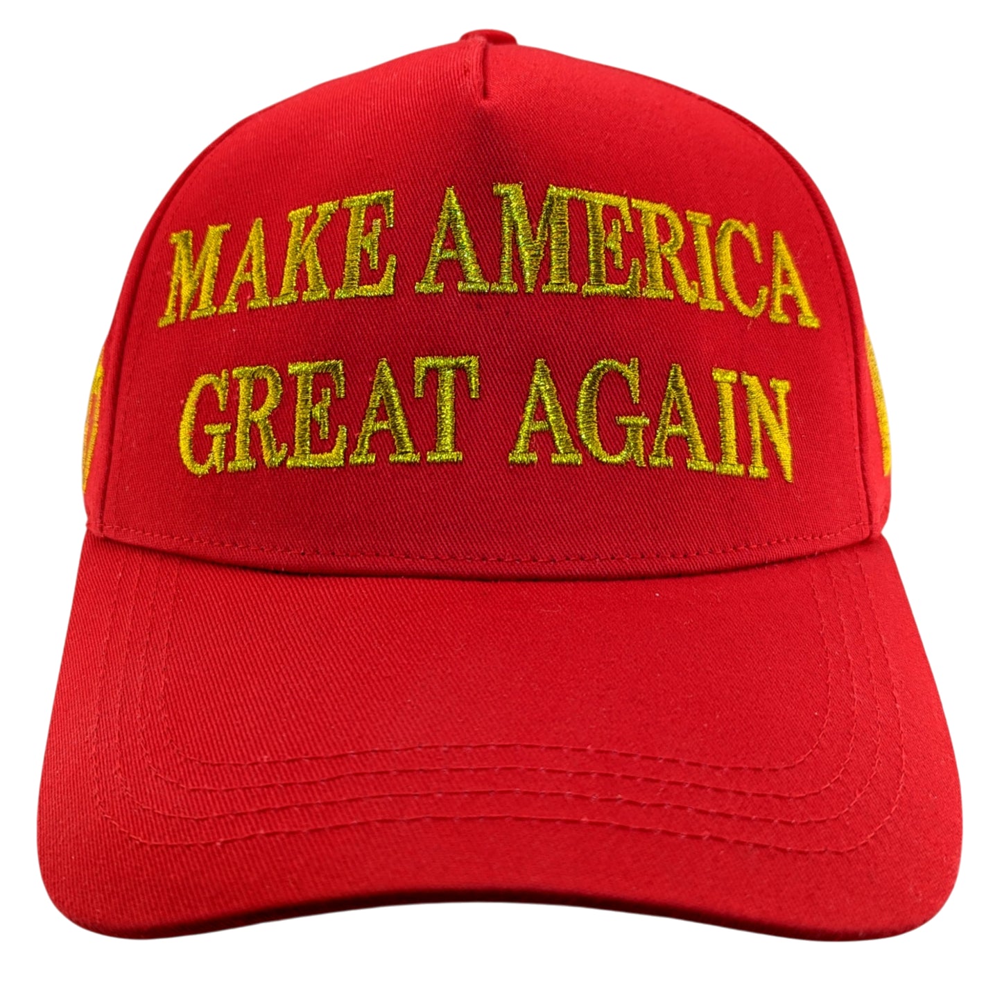 Official Trump Won 45-47 MAGA Hat Red and 24K Gold