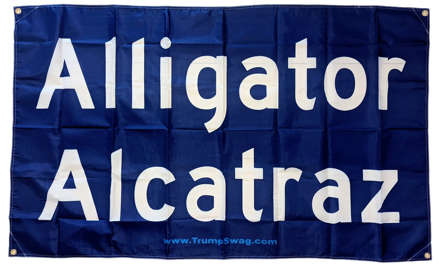 Official Alligator Alcatraz Flag 5'x3'