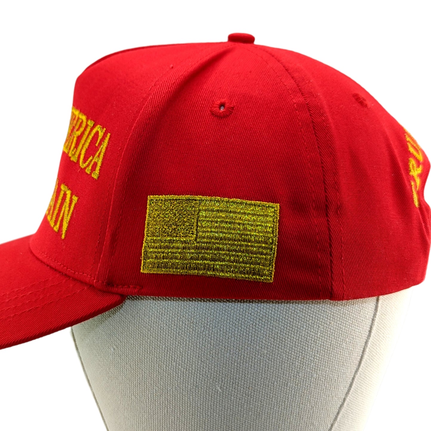 Official Trump Won 45-47 MAGA Hat Red and 24K Gold