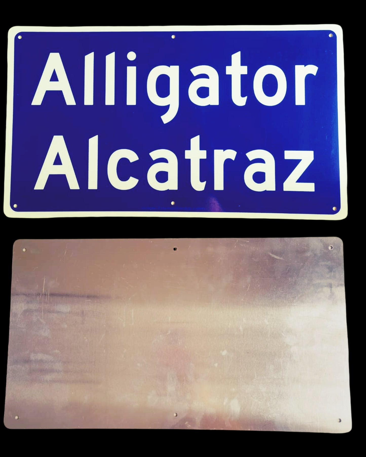 Alligator Alcatraz Aluminum Sign